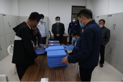 吴堡中学迎接省、市、县安全检查